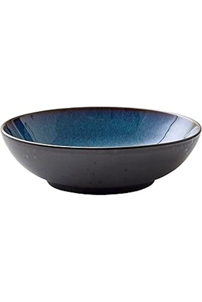 Genel Markalar Gastro Salata Kasesi Siyah/Koyu Mavi Çap:24 Cm