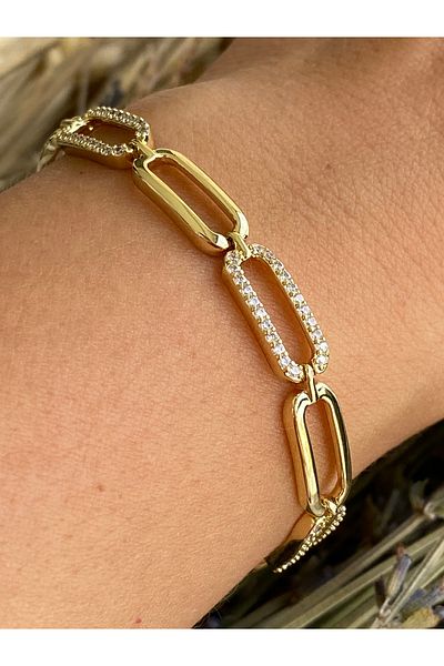 Lucios Golden Craftsmanship Jeweler Model Bracelet (17+2 cm)