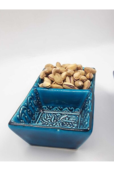 TTSERAMİK Handmade Ceramic Sauce Bowl & Breakfast Serving Bowl |   Pack of 2 |   Turquoise Blue / Turquoise Green