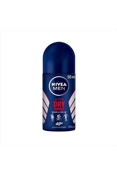 NIVEA مزيل عرق دراي إمباكت للرجال، رول أون، 50 مل