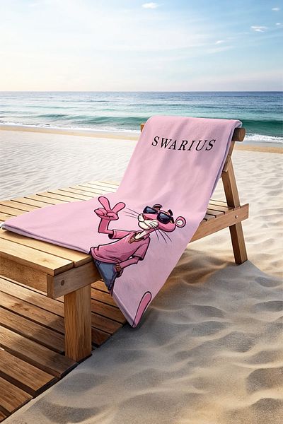 SWARIUS Πετσέτα παραλίας για ενήλικες Unisex 70x150 cm με καλοκαιρινό σχέδιο - Πετσέτα μπάνιου - Πετσέτα θάλασσας
