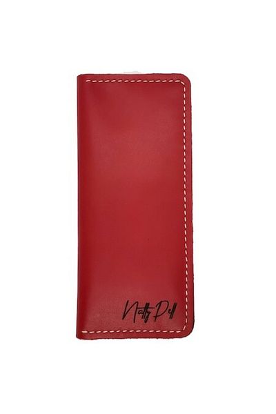 Natty Pell - Women's Wallet in Leather, Red