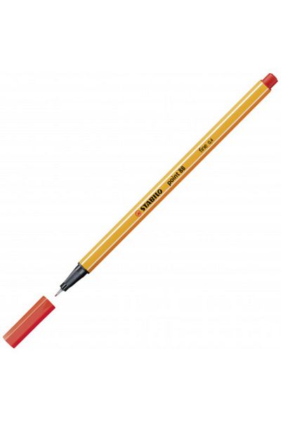 Stabilo - Fine Felt Tip Pen - Point 88 - Red