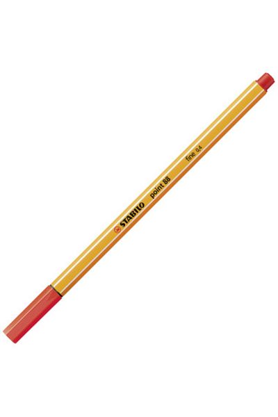 Stabilo - Fine Felt Tip Pen - Point 88 - Red