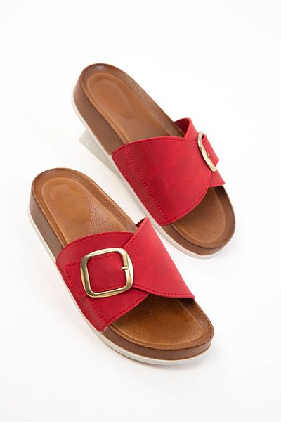 SOHO Red Women's Slippers 20734