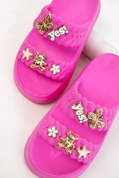 SOHO Fuchsia Women's Slippers 20305