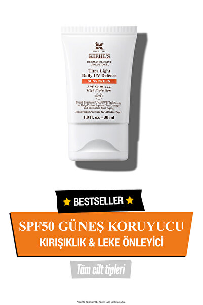 Kiehl's Ultra Light Günlük Uv Koruyucu Güneş Kremi - Spf50 30 ml