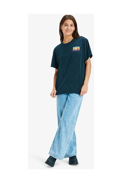 Roxy Sunnyoversize Optic Wash - Oversized T-Shirt for Women