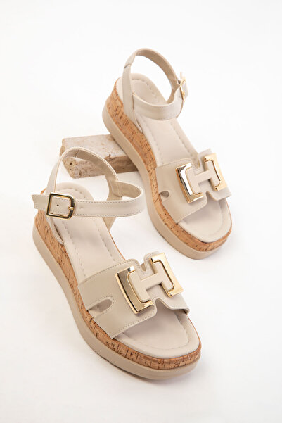 SOHO Beige Women's Sandals 20739