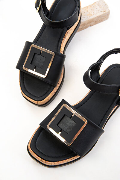 SOHO Schwarze Damensandalen 20740