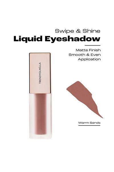 Trendyolmilla Beauty Matte Liquid Eyeshadow Warm Sands Tkzss25Gr00002
