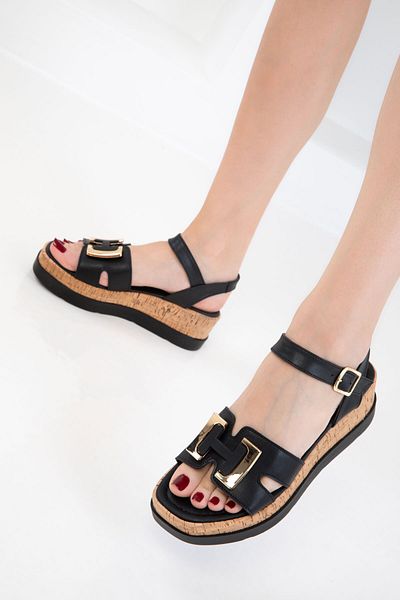 SOHO Black Women's Sandals 20739