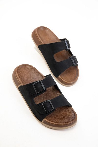 SOHO Black Unisex Slippers 20723