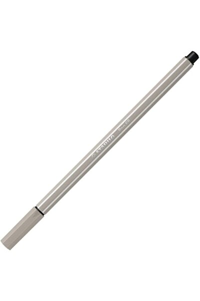 Stabilo - Keçe Uçlu Boya Kalemi - Pen 68 - Sıcak Gri