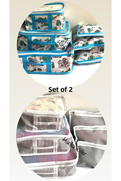Harika ikizler Baby Care Bag Organizer / Suitcase Organizer 2 Set