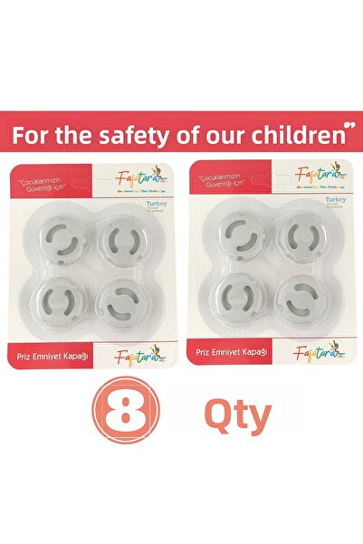 fafatara Baby Child Socket Safety Cover 8Pcs