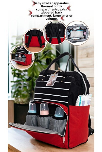 Sahra حقيبة ظهر مضادة للبقع ومقاومة للماء للعناية بالطفل