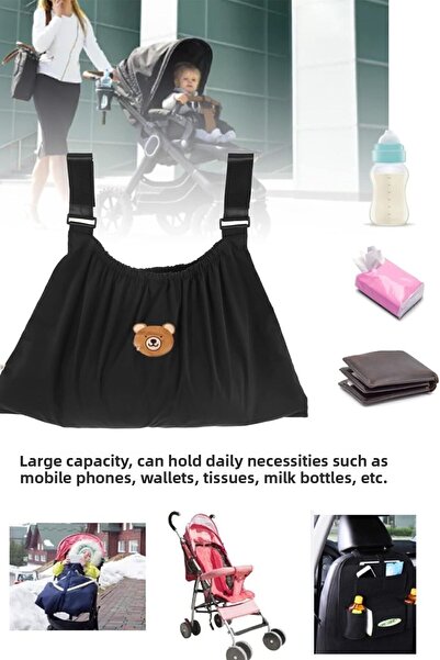 Ferdys Baby Stroller Bag & Pouch, Multifunctional Mother Baby Bag, Crib Side Organizer,