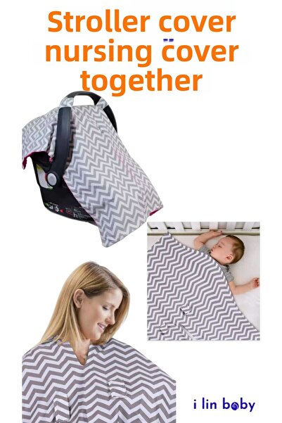 i lin baby Baby Stroller Cover and Nursing Cover – Multifunctional and Comfor...