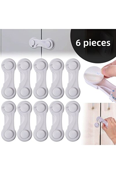 askıcım (6 ΤΕΜ.) Πρακτική κλειδαριά συρταριού και ντουλαπιού, Εξοπλισμός ασφα...
