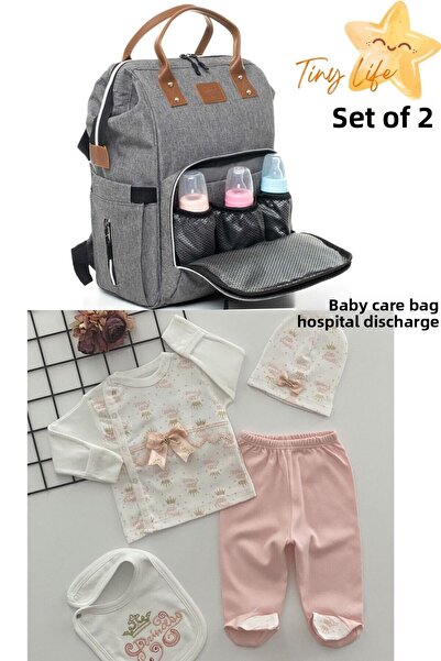 sahra bebek حقيبة أطفال TinyLife مقاومة للبقع ومقاومة للماء مع حجرة حرارية وم...