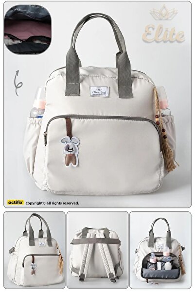 Elite Seal حقيبة ظهر لونا وايت للعناية بالطفل