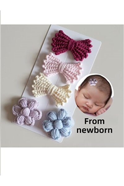 Kadın Girişimciler Atölyesi Newborn Buckle Baby Gift Set of 5 Hairless Baby B...