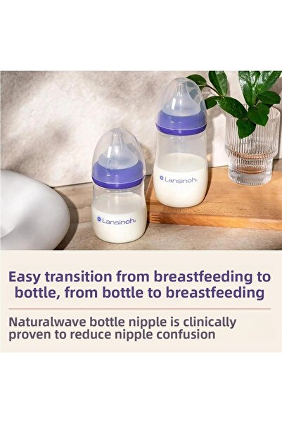 Lansinoh Natural Wave Pp Baby Bottle Starter Set