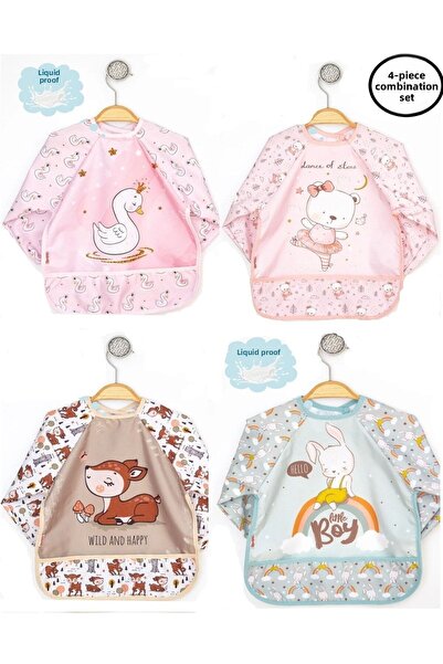 dubi baby Bebechi Liquid-Proof Sleeves 4-Piece Rabbit Gazelle Swan Teddy Bear...