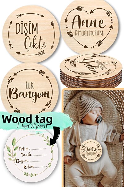 Enjoymydesign Baby Memory Cards My Firsts Set Newborn Gift Baby Memory Card Set