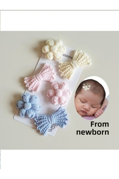 Kadın Girişimciler Atölyesi Newborn Buckle Baby Gift Set of 6 Hairless Baby B...