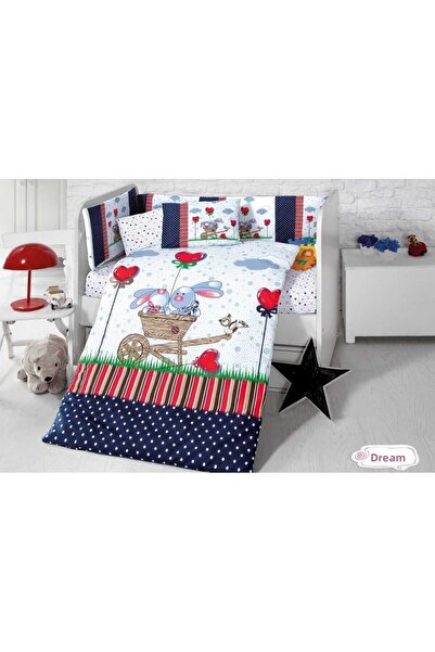 Komfort Home Baby Sleeping Set 8 Pieces Ranforce 100% Cotton / dream