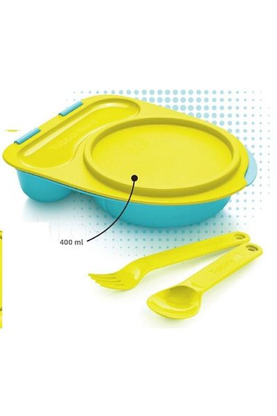 Tupperware Lunch Box Fork+spoon