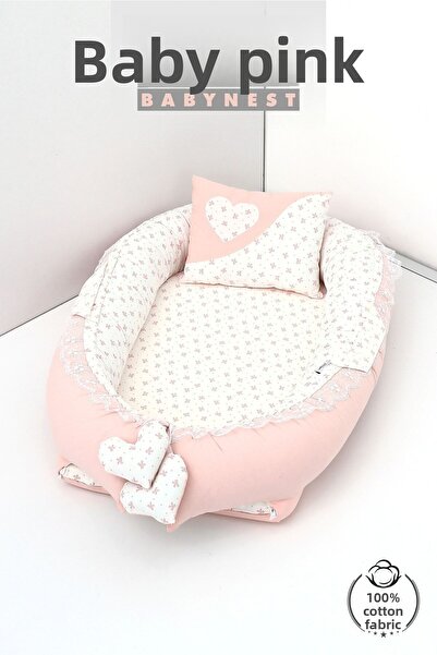 Umaybebek Babynest, Baby Sleeping Bed 0-2 Years - 100% Cotton - Bebepembe