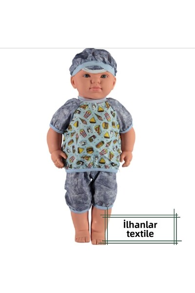 İLHANLAR لعبة طفل أصلع سمين 40 سم