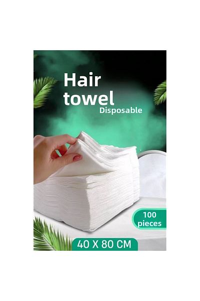 Ladesmedya Modacar Disposable Hair Salon Towel - Barber Towel Spa Towel Medical Towel 100 Pcs