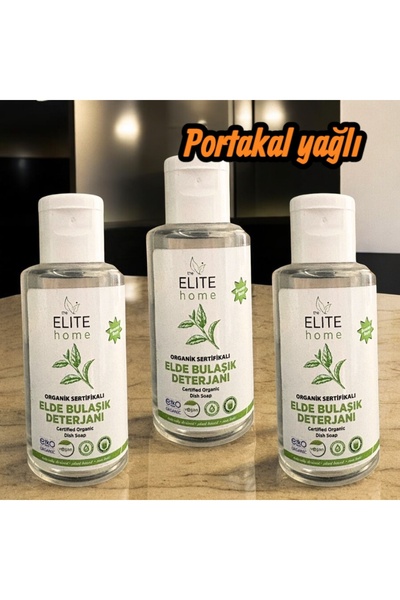 The Elite Home Organik Ve Vegan Sertifikalı Elde Bulaşık Deterjanı 50 Ml*3 Ad...