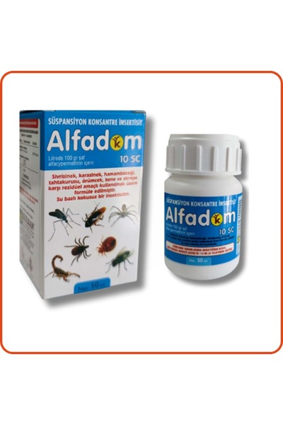Külsan Alfadom 10 SC Kokusuz Haşere Öldürücü | 50 ml