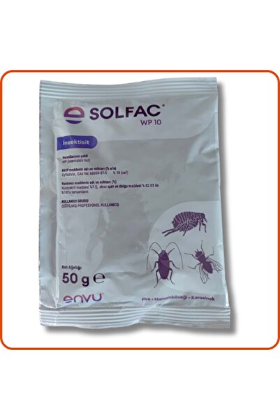 Bayer -Envu Solfac WP 10 Toz Haşere Öldürücü | 50 Gram
