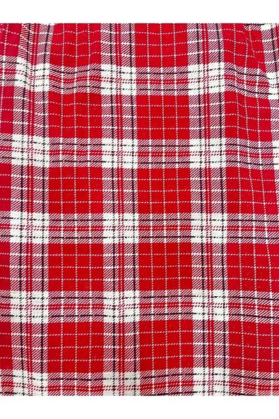 Erdenay Tekstil Patterned Combed Cotton Below Knee Large Size Maternity Women's Capri