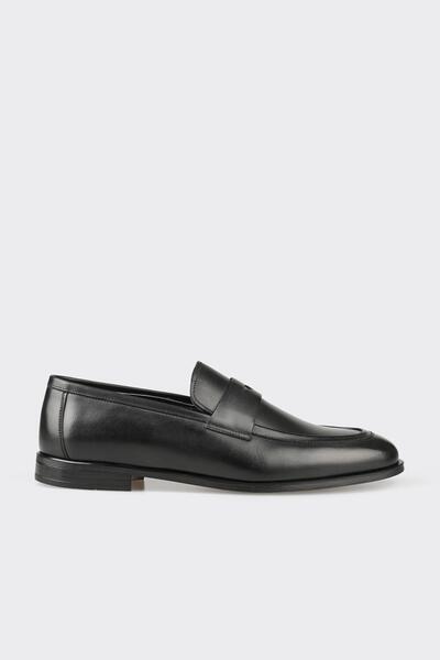 Elle Shoes Siyah Deri Erkek Klasik Ayakkabı