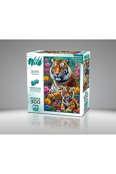 Ks Games Tigers Family Puzzle 300 Pieces