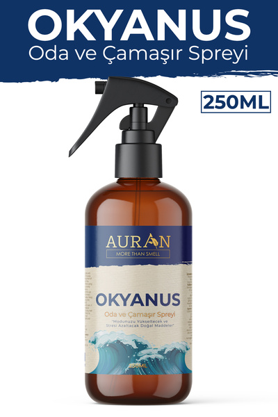 AURAN Okyanus Oda Ve Çamaşır Spreyi Oda Kokusu Oda Spreyi Room Spray 250ml