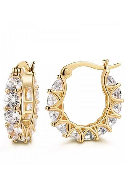 Kelan Cercei argint placat cu aur 14K luxury style collection Diva Gold