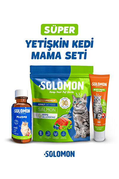 Solomon Süper Yetişkin Kedi Mama Seti