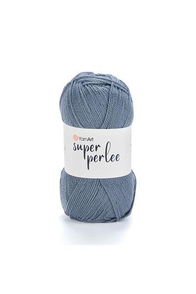 Yarnart Super Perlee - Χειροποίητο Πλεκτό Σχοινί Τζιν Μπλε-842