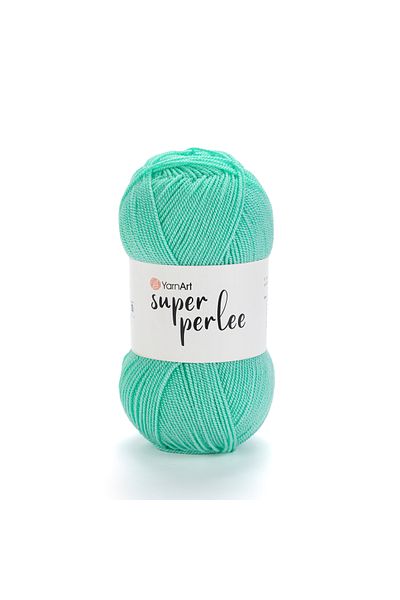 Yarnart SUPER PERLEE - ΠΛΕΚΤΟ ΣΧΟΙΝΙ ΧΕΡΙ ΝΕΡΟ ΠΡΑΣΙΝΟ-841