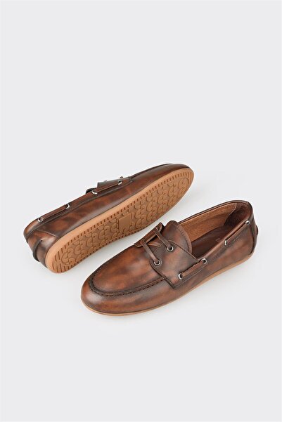 Elle Shoes Tan Leather Women's Casual Shoes