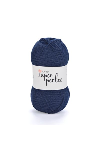 Yarnart Super Perlee - Νήμα Πλεκτομηχανής Χεριού Navy Blue-227