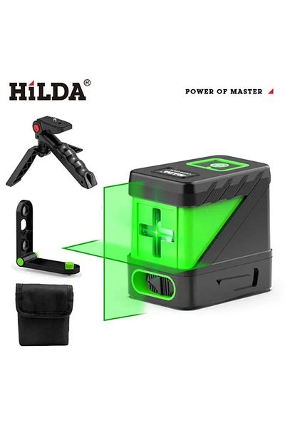 Hilda Ktls217 2 Lines Laser Level Self Levelling Green Beams Laser Horizontal Vertical Cross Line Mi